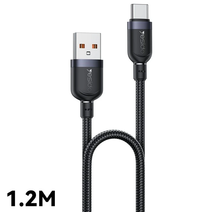 Kab.Yesido CA132C USB to Type-C 18W 1.2m aprašymas - Prekės nuotrauka