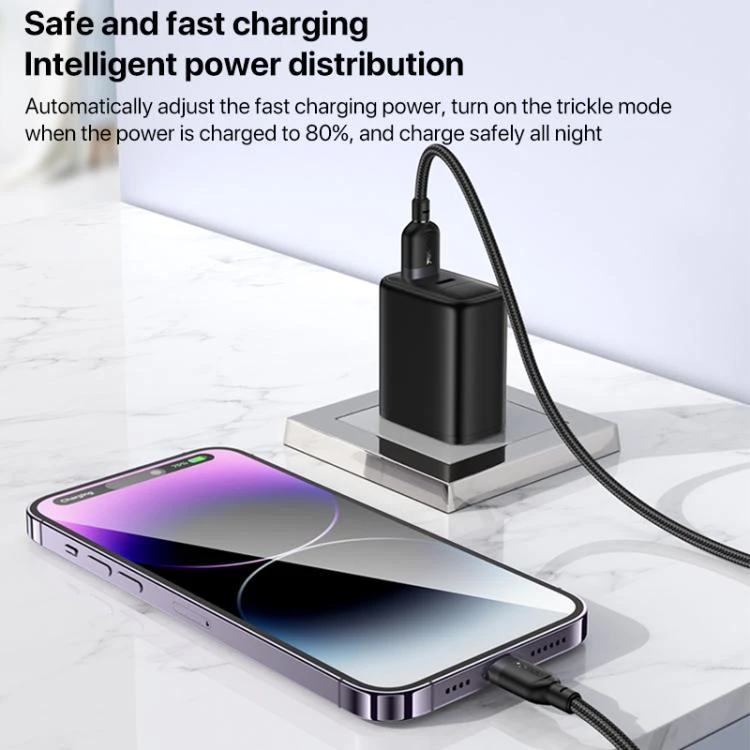 Kab.Yesido CA133L iPhone 12W 2m aprašymas - Prekės nuotrauka