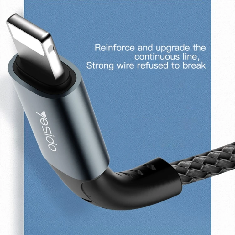 Kab.Yesido CA62 USB to Type-C 18W 1,2M blacK aprašymas - Prekės nuotrauka