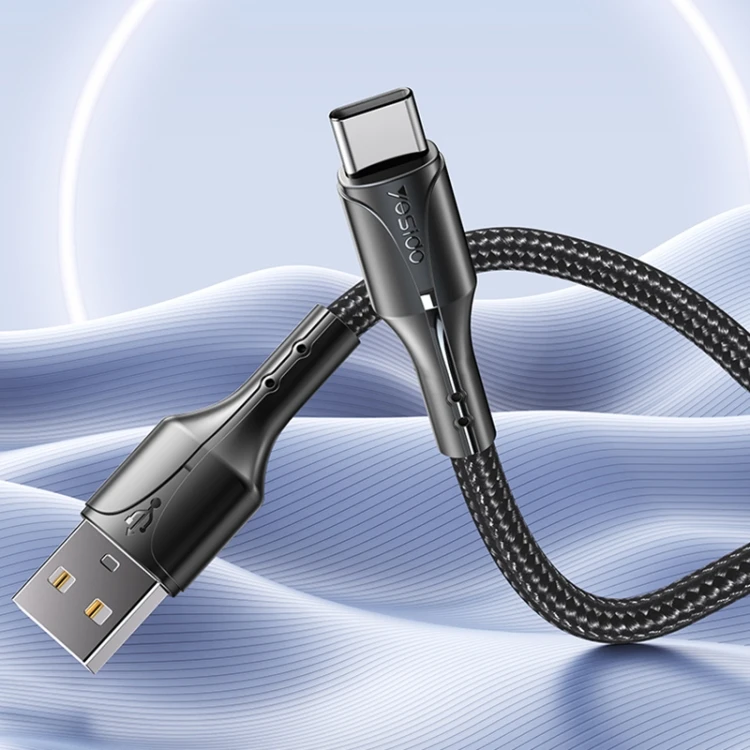 Kab.Yesido CA97 USB to Type-C 18W 1,2M blacK aprašymas - Prekės nuotrauka