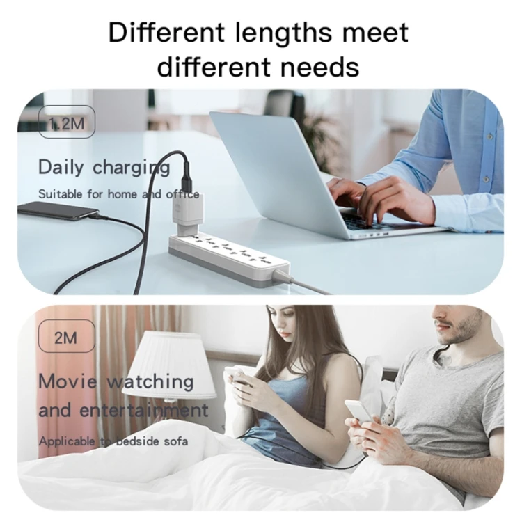 Kab.Yesido CA97 USB to Type-C 18W 1,2M blacK aprašymas - Prekės nuotrauka