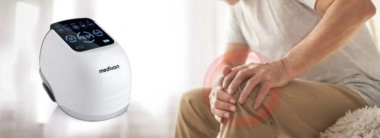 Kelių ir alkūnių masažuoklis Medivon Knee aprašymas - Prekės nuotrauka