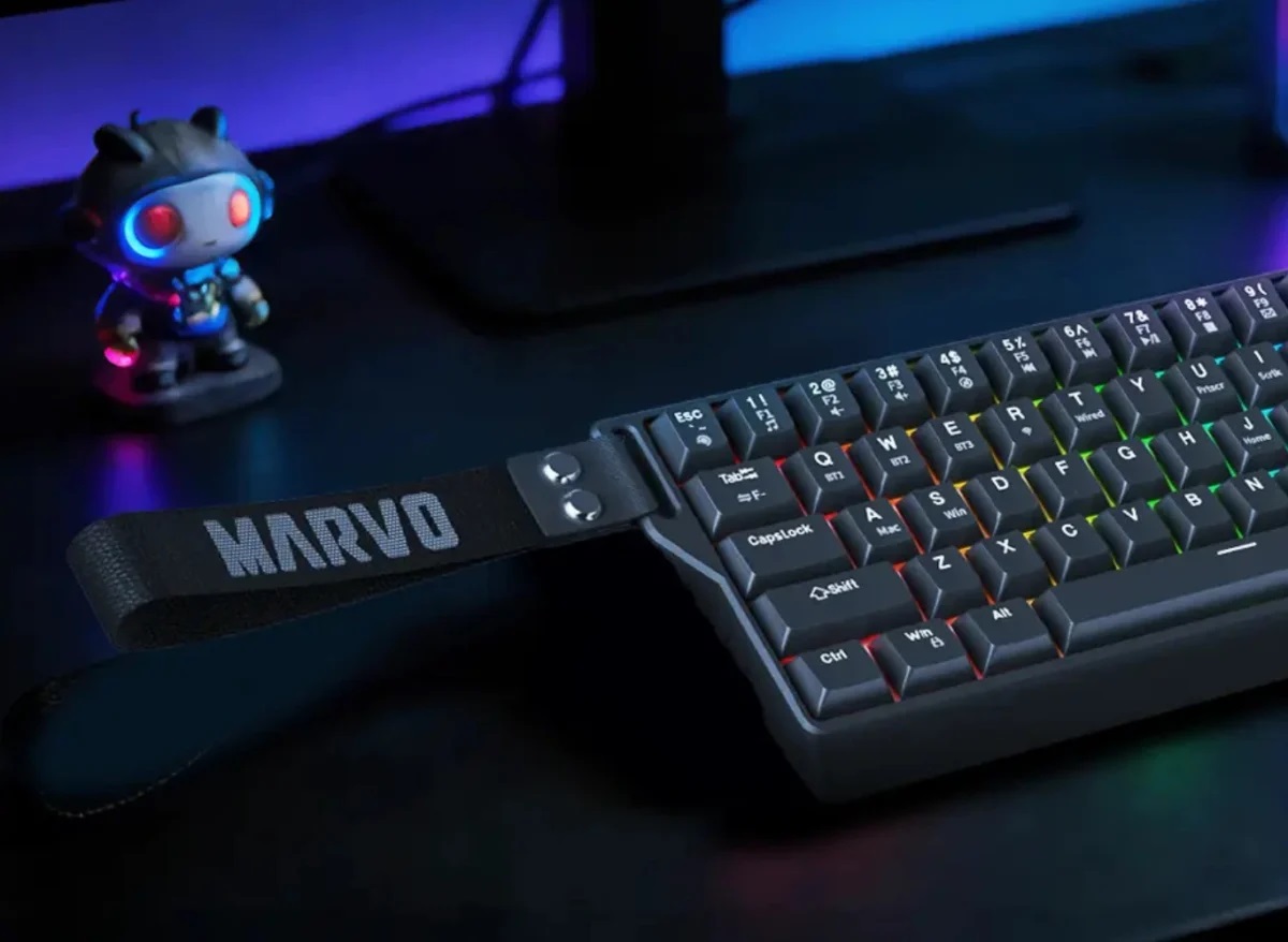 Klaviatūra Klav.Marvo KG965W Saber 65W Wireless aprašymas - Prekės nuotrauka