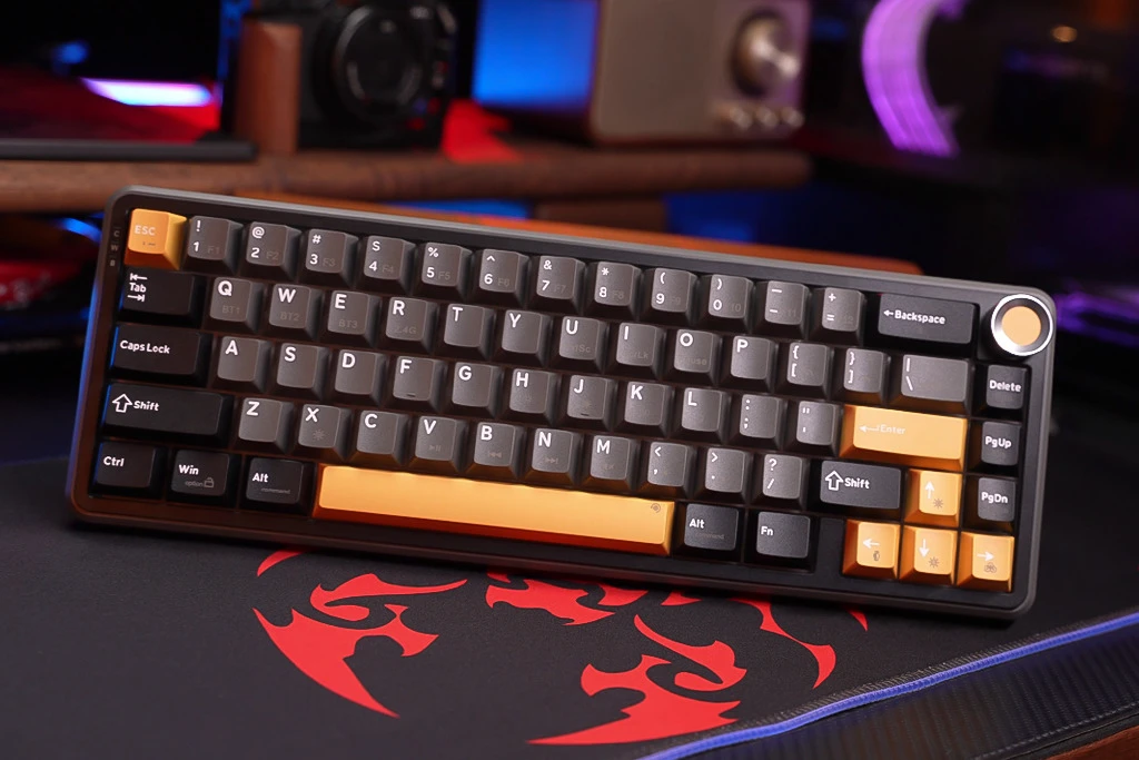 Klaviatūra Klav.Marvo KG984W Titan 65 wireless juodas aprašymas - Prekės nuotrauka