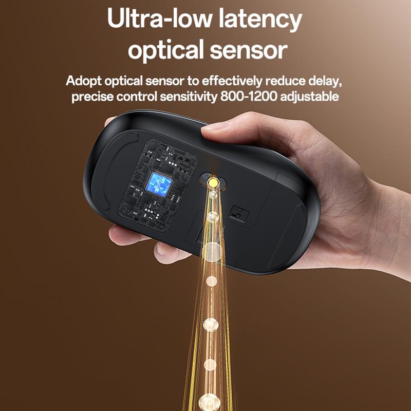 Klaviatūra ir pelė Yesido KB42 Wireless 2.4G USB juoda aprašymas - Prekės nuotrauka