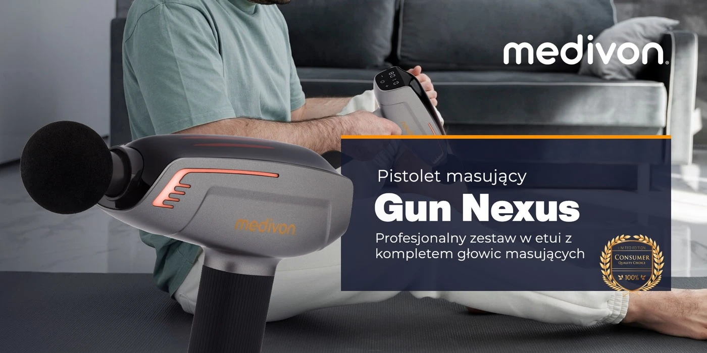 Kūno masažuoklis Medivon Gun Nexus aprašymas - Prekės nuotrauka
