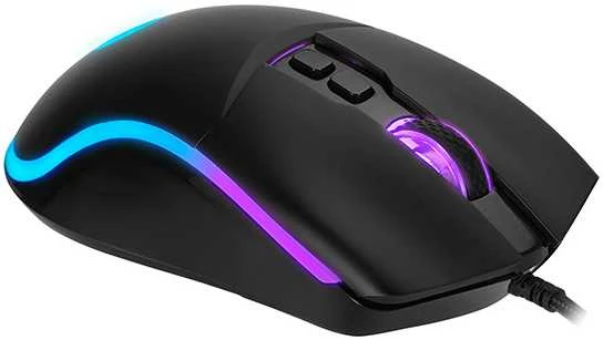 Pelė Laid.žaid.pel.Marvo M358 RGB juoda aprašymas - Prekės nuotrauka