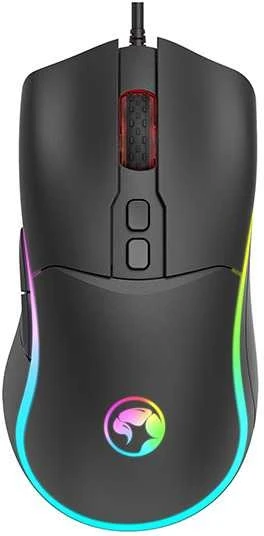 Pelė Laid.žaid.pel.Marvo M358 RGB juoda aprašymas - Prekės nuotrauka