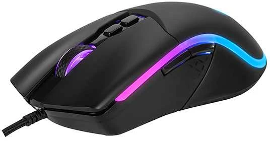 Pelė Laid.žaid.pel.Marvo M358 RGB juoda aprašymas - Prekės nuotrauka