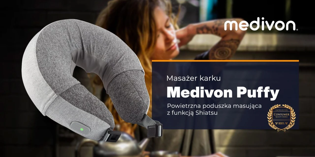Masažinė apykaklė Medivon Puffy aprašymas - Prekės nuotrauka
