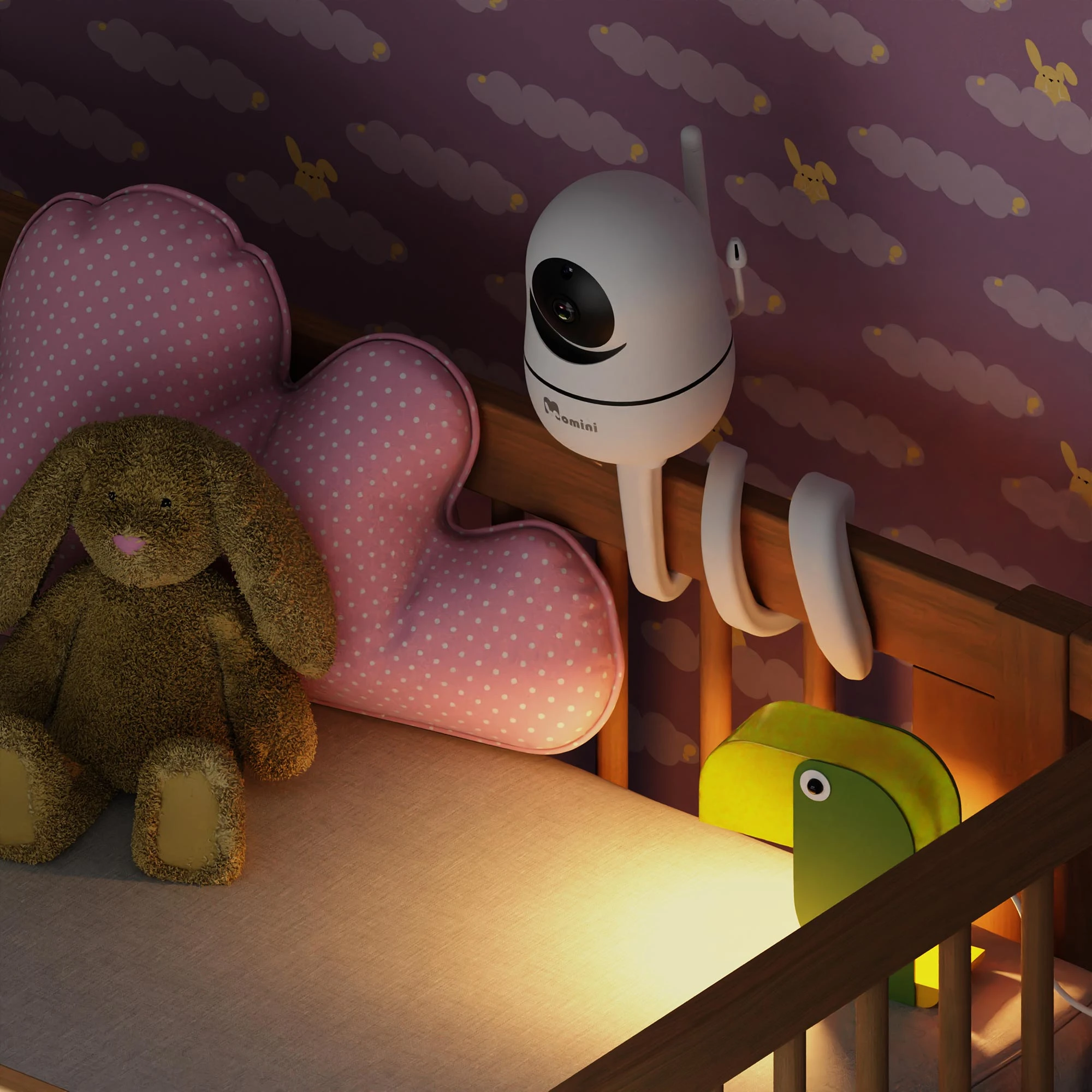Momini DreamWatcher Baby Monitorius -vaizdo informatorius aprašymas - Prekės nuotrauka