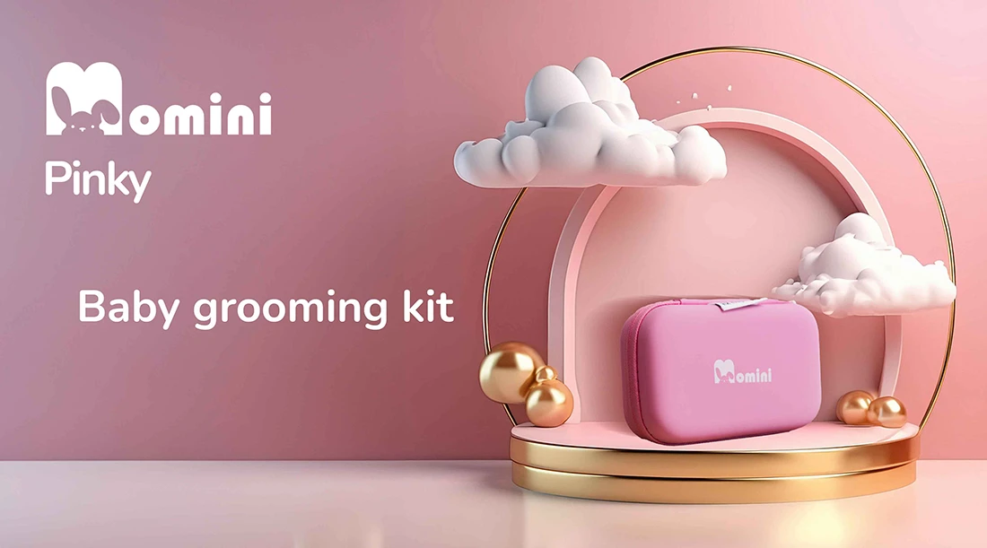 Momini kūdikio priežiūros rinkinys Pinky aprašymas - Prekės nuotrauka