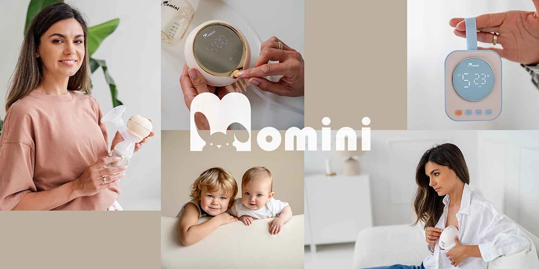 Momini TwinPump dvigubas belaidis elektrinis pientraukis aprašymas - Prekės nuotrauka