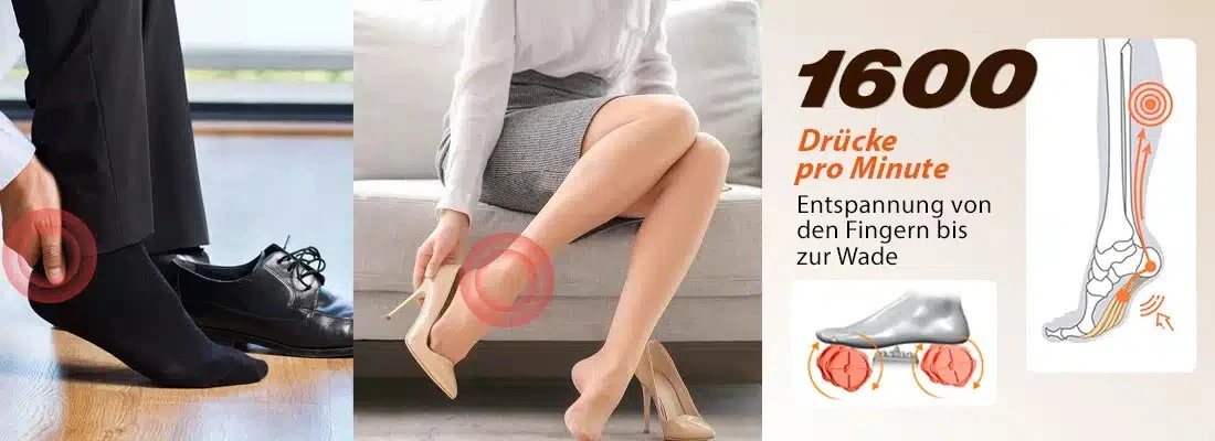 Pėdų masažuoklis Medivon Pure Complete Lux aprašymas - Prekės nuotrauka