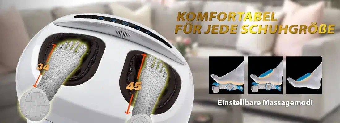 Pėdų masažuoklis Medivon Pure Complete Lux aprašymas - Prekės nuotrauka