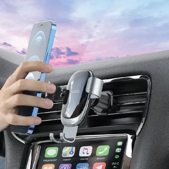 Yesido C122 automobilinis telefono laikiklis į groteles aprašymas - Prekės nuotrauka