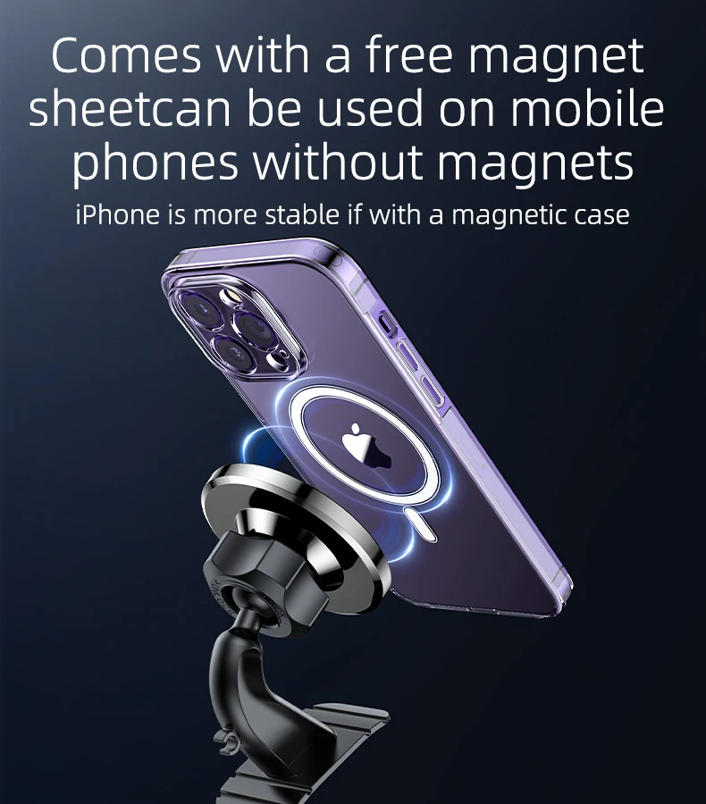 Yesido C201 automobilinis magnetinis telefono laikiklis aprašymas - Prekės nuotrauka
