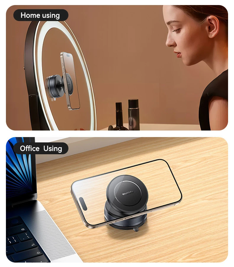 Yesido Vacuum Magsafe C227 tel. laikiklis aprašymas - Prekės nuotrauka