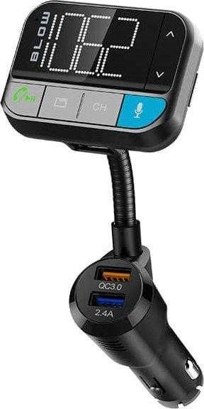 FM siųstuvas BLOW Bluetooth5.0 + įkroviklis 3.4A