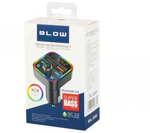 FM moduliat. BLOW BT5.0+QC3.0 / 74-164