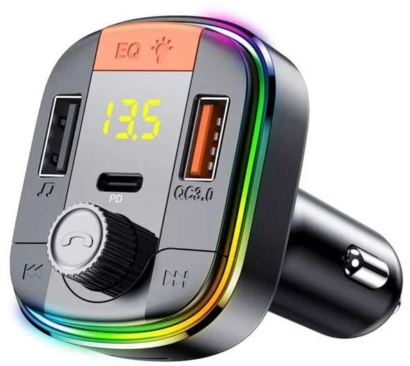 FM moduliat. Luxivox Ibiza T832 QC3.0+PD 3.1A