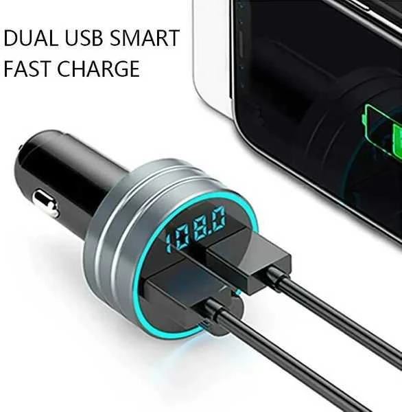 FM moduliat. Luxivox Ottawa C1 2xUSB QC3.0 Max 18W