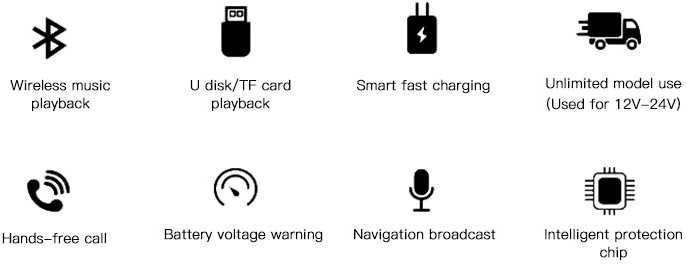 „Yesido“ FM siųstuvas Y45 MP3, „Bluetooth“ - 2xUSB + C tipo + „Micro SD“ - QC 18W PD 20W juodas