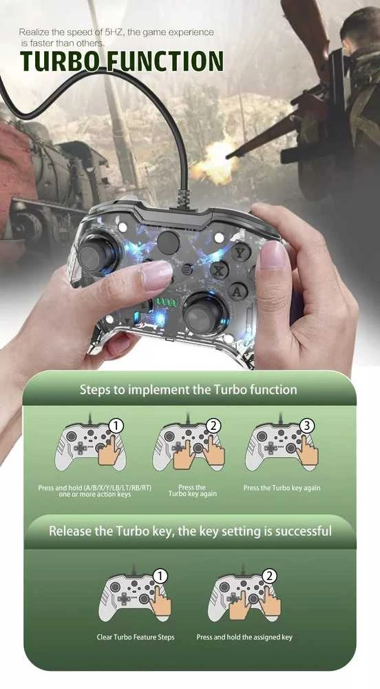 Honson Žaidyb. vald.laid.XBOX one HS-300C Crystal