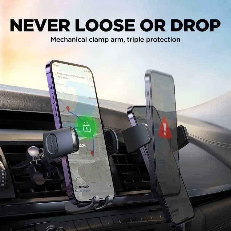 Automobilinis telefono laikiklis Joyroom JR-ZS351 (air vent) juodas