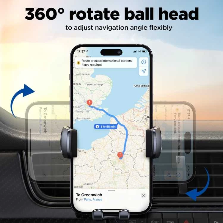 Automobilinis telefono laikiklis Joyroom JR-ZS351 (air vent) juodas