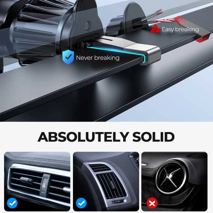 Automobilinis laikiklis-įkroviklis Joyroom JR-ZS341 (air vent) 15W juodas