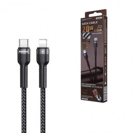 Remax pakrovimo laidas RC-171 USB-C - Lightning | 1m/20W