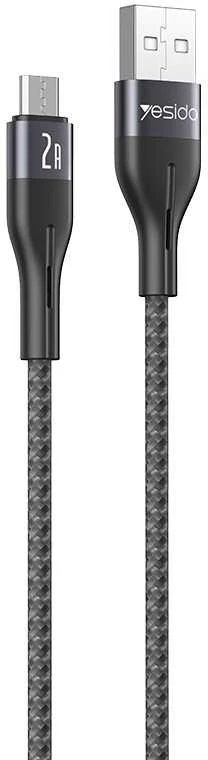 Kab.Yesido CA121 USB to Type-C juodas 2A 1m