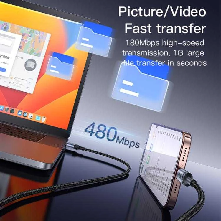 Kab.Yesido CA130C USB to USB-C juodas 18W 2 m