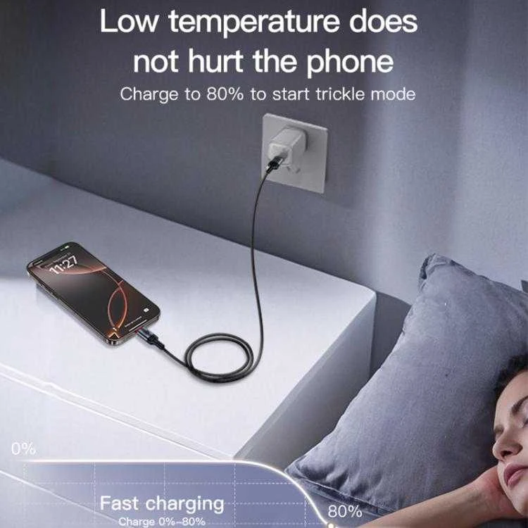 Kab.Yesido CA130C USB to USB-C juodas 18W 2 m