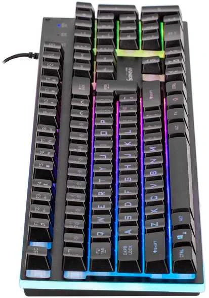 Marvo K604 laidinė membraninė klaviatūra su RGB (US, Membrane switch)