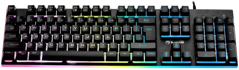 Marvo K604 laidinė membraninė klaviatūra su RGB (US, Membrane switch)