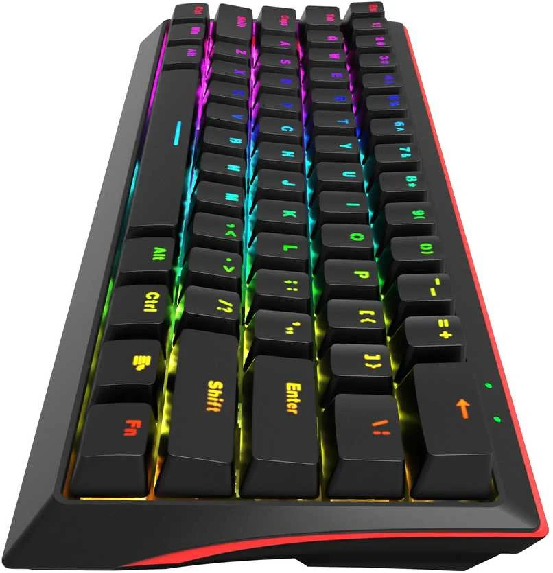 Marvo KG962W Hecate 61WR Trijų režimų žaidimų klaviatūra |Raudona Switch