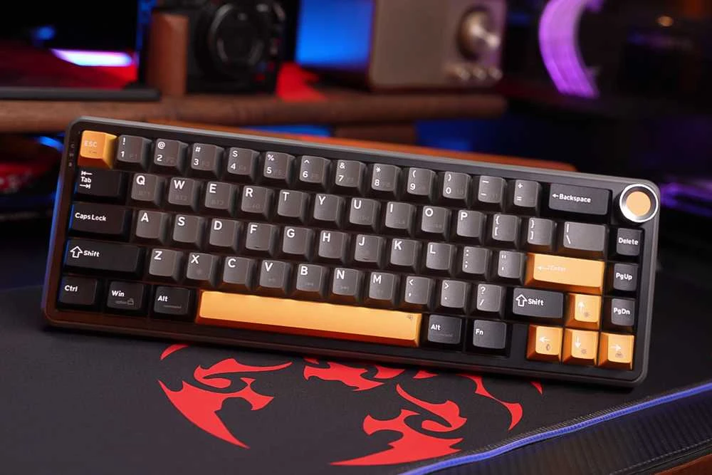 Klaviatūra Klav.Marvo KG984W Titan 65 wireless juodas