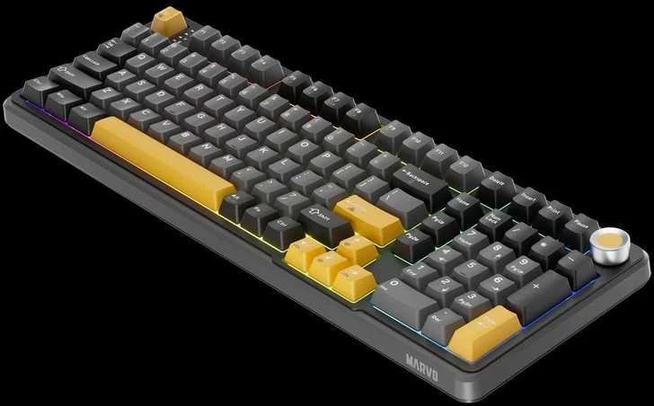 Klaviatūra Klav.Marvo KG986W Titan 98 wireless juodas