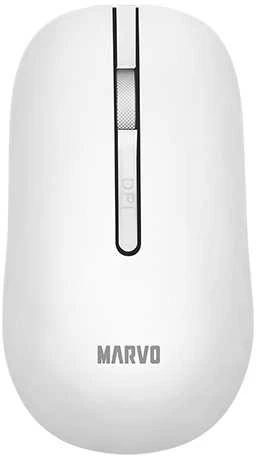 Belaidė Klaviatūra ir pelė MARVO WS009, balta