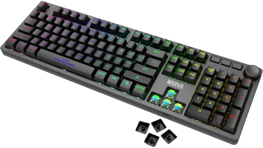Klaviatūra Klav.Marvo KG954 mėlynas switch