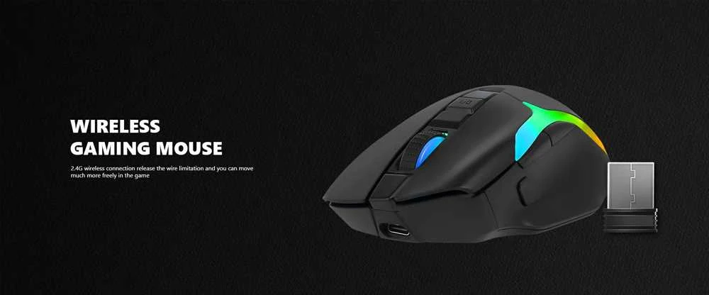 Laid. žaid. pelė Marvo G925 RGB 12000 DPI