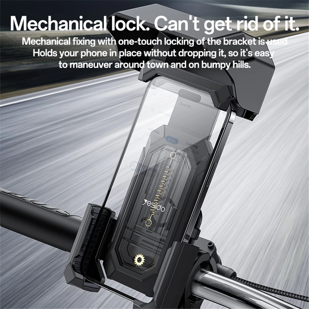 Yesido Bike phone holder C331 juodas