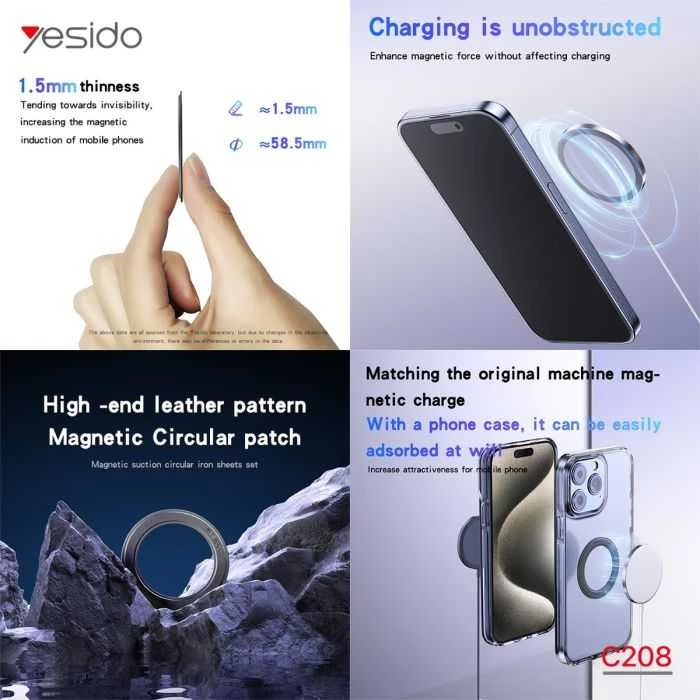 Magn. Yesido C208 apvalus