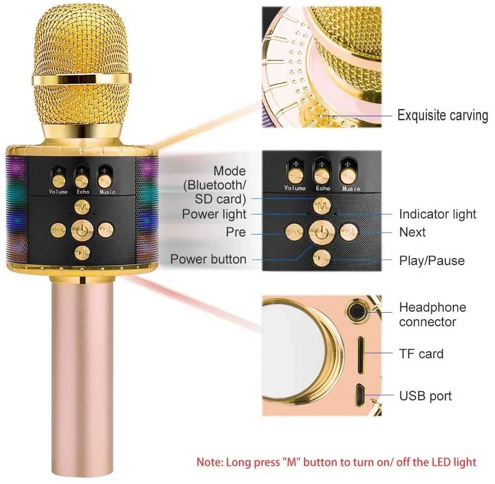 Mikrofonas Royal Song DS-18 LED