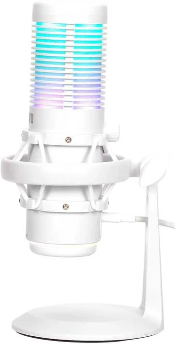 Marvo MIC-07 RGB baltas laidinis mikrofonas |USB