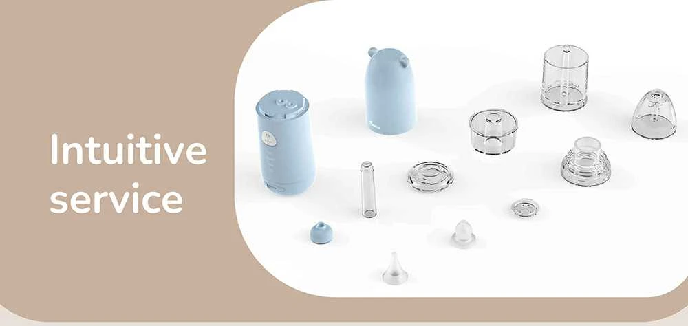 Automatinis aspiratorius ir irigatorius Momini 2 in 1 NanoFlush