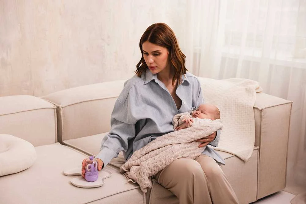 Momini kūdikio nagų priežiūros rinkinys Lilac