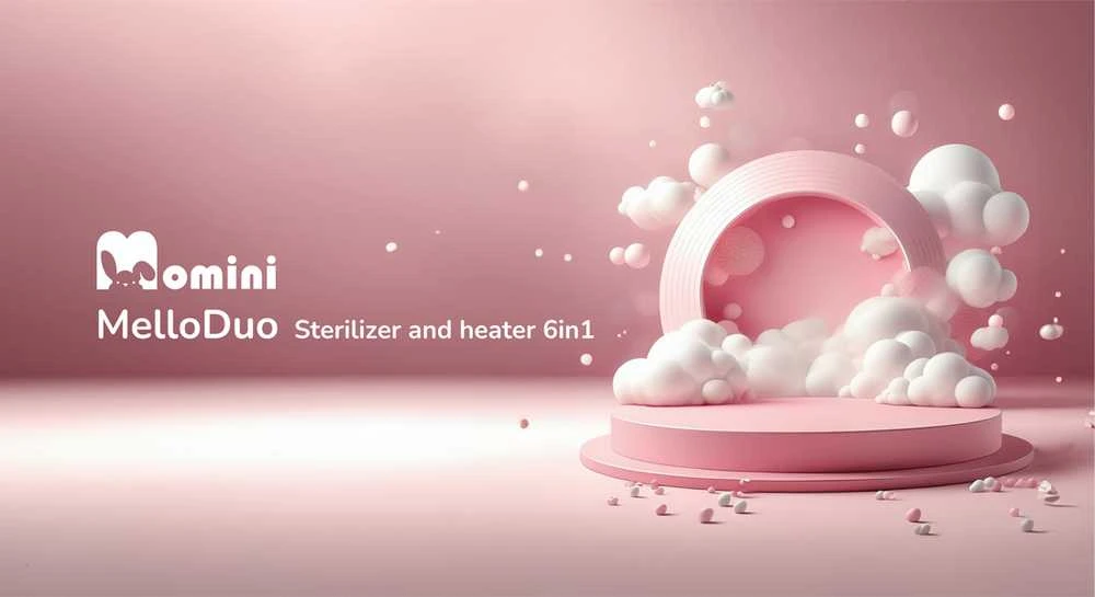 Momini Steriliser and bottle warmer 3in1 MelloDuo